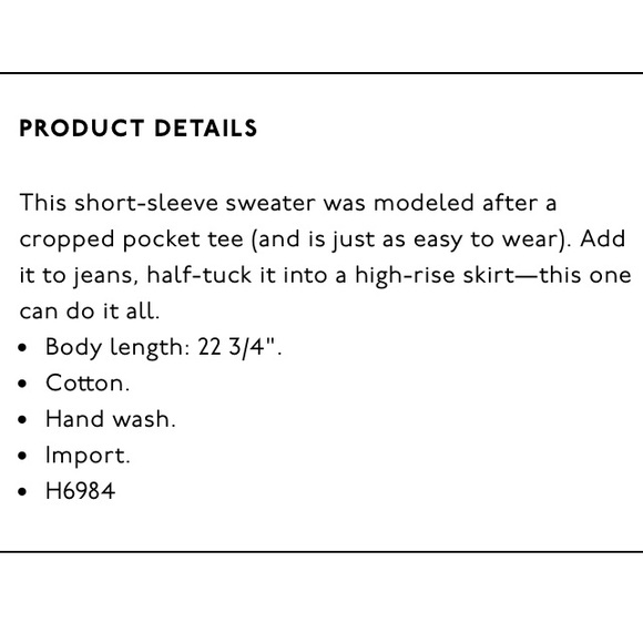 MADEWELL Pocket Tee Sweater - Picture 8 of 8